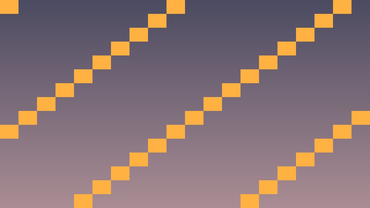 Platformer Level 1: spēlētājs uz platformas, punktu žetoni un šķērslis redzami, finiša kartīte un finiša karodziņš fonā.
